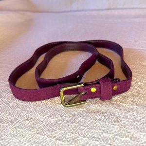 Vintage Suede Belt